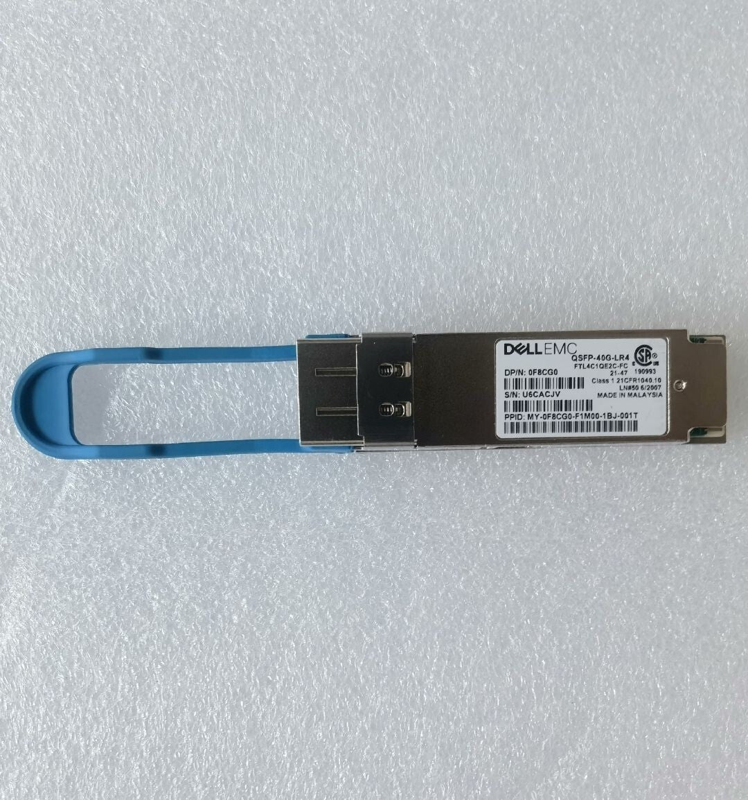 1pcs Dell EMC QSFP+ 40Gb QSFP-40G-LR4 FTL4C1QE2C-FC Optical Transeiver 0F8CG0