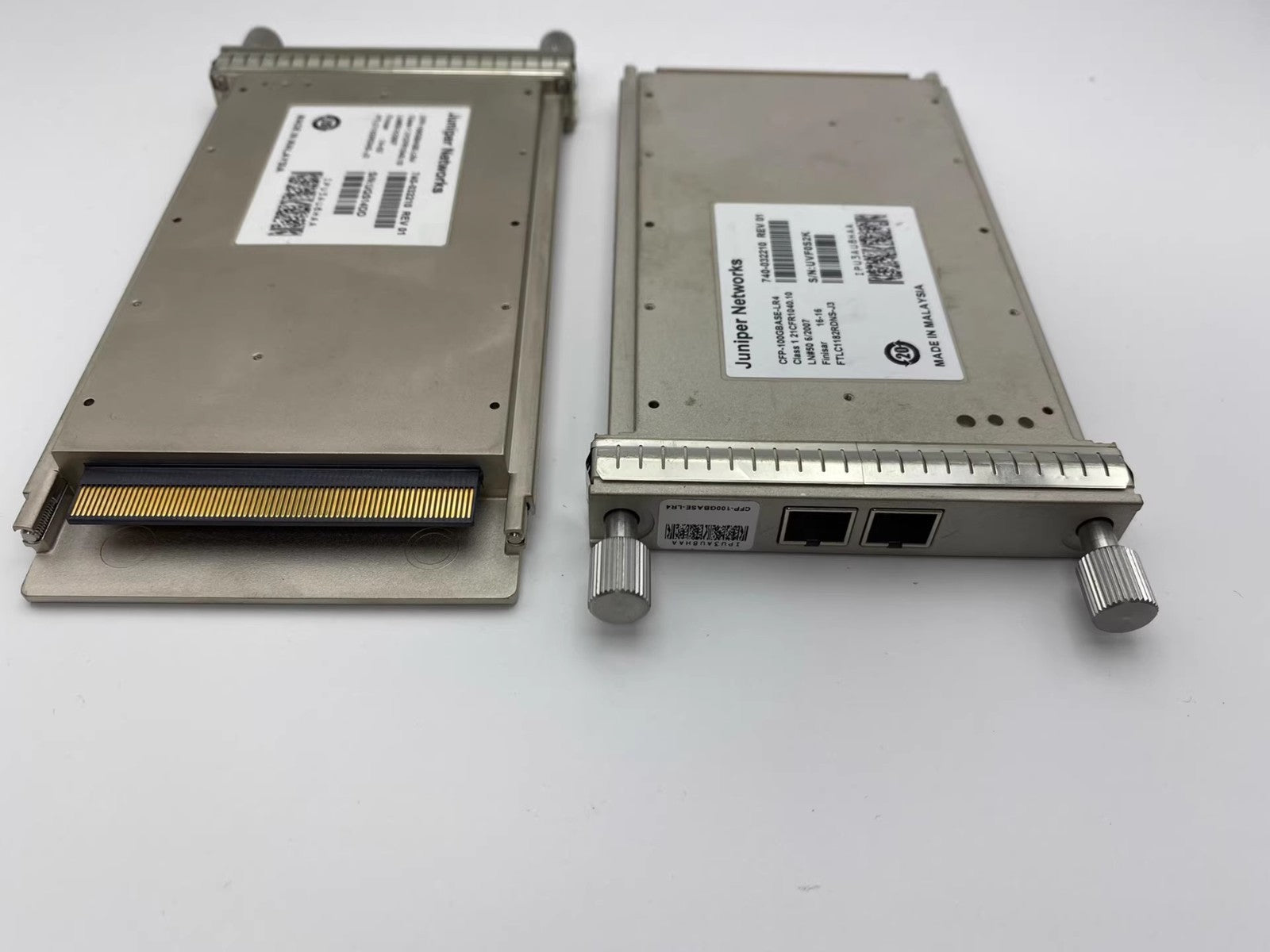 ANZAHL 2 Juniper CFP-100GBASE-LR4 100Gb Singlemode Transceiver 10km Modul 740-032210