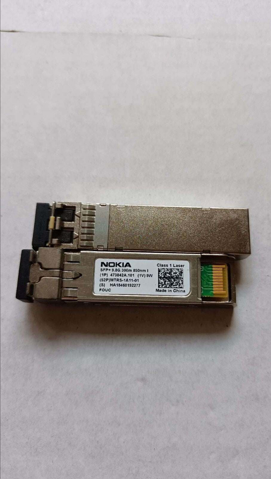 10 Nokia 473842A.101 SFP+ 9.8GB 300M 850NM MMF MTRS-1A11-01 Transceptor FOUC