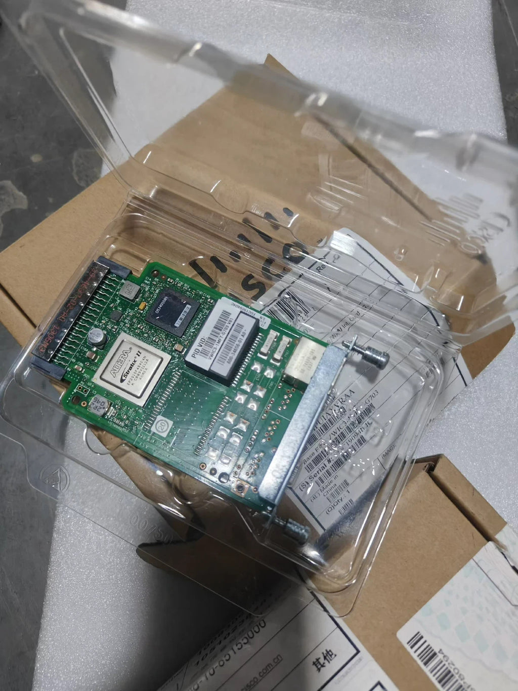 1 unidad Tarjeta de Interfaz WAN de Voz Cisco VWIC3-2MFT-G703 original nueva
