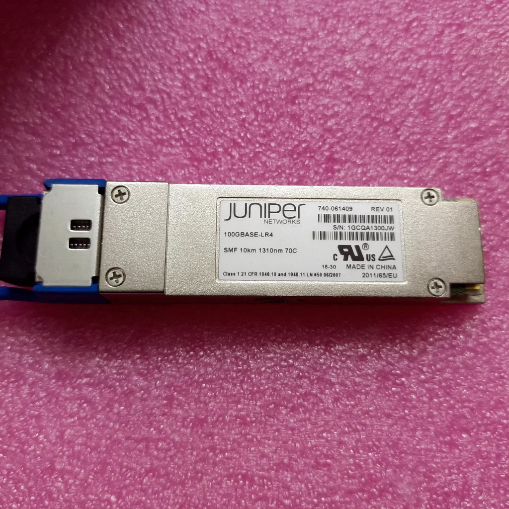 Juniper QSFP-100GBASE-LR4 10KM 1310nm SMF 70C Transceiver module 740-061409