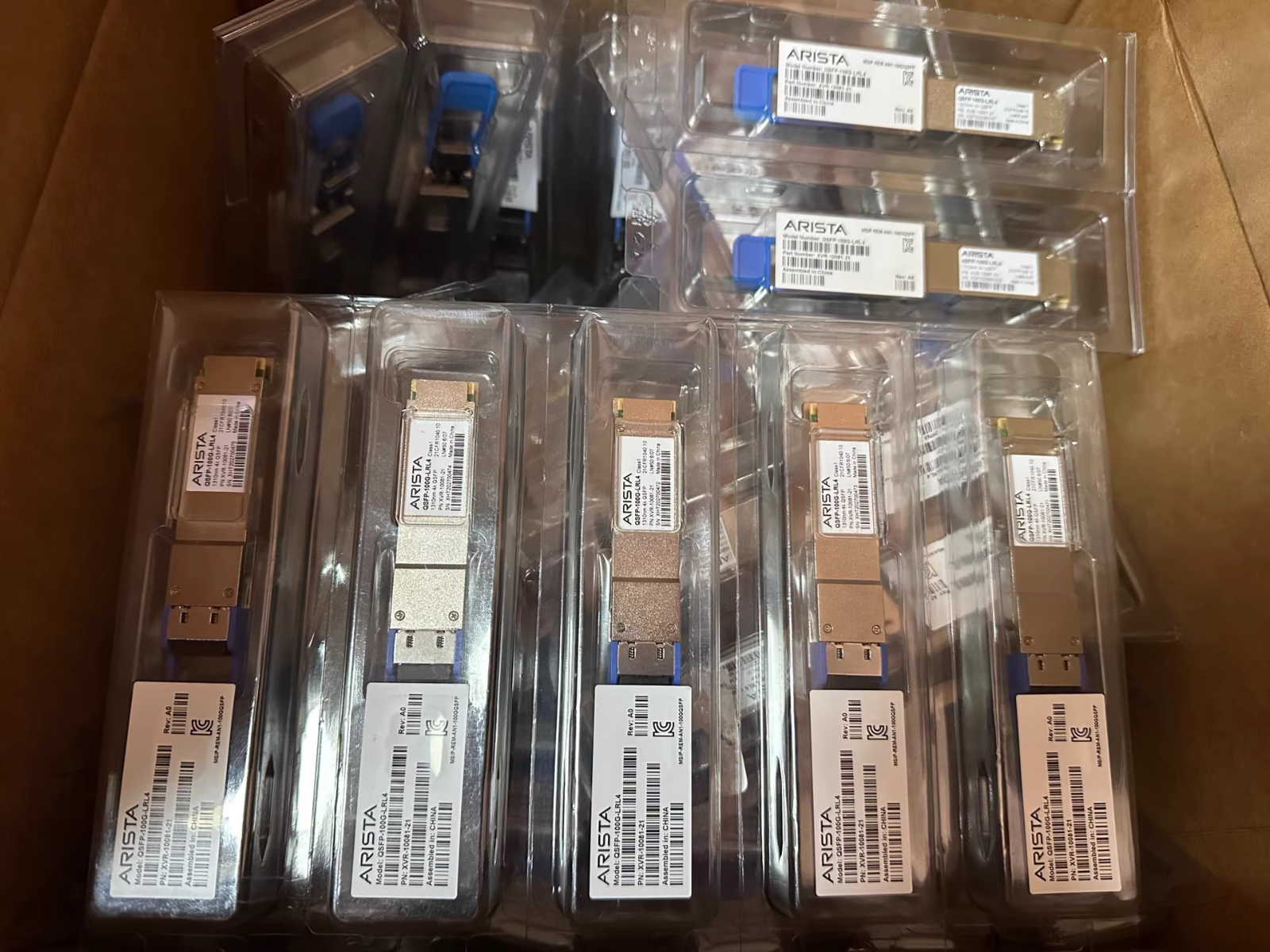 ARISTA QSFP-100G-LRL4 XVR-10081-21 100GB BASE-LRL4 SMF QSFP28 Transceiver 1PCS