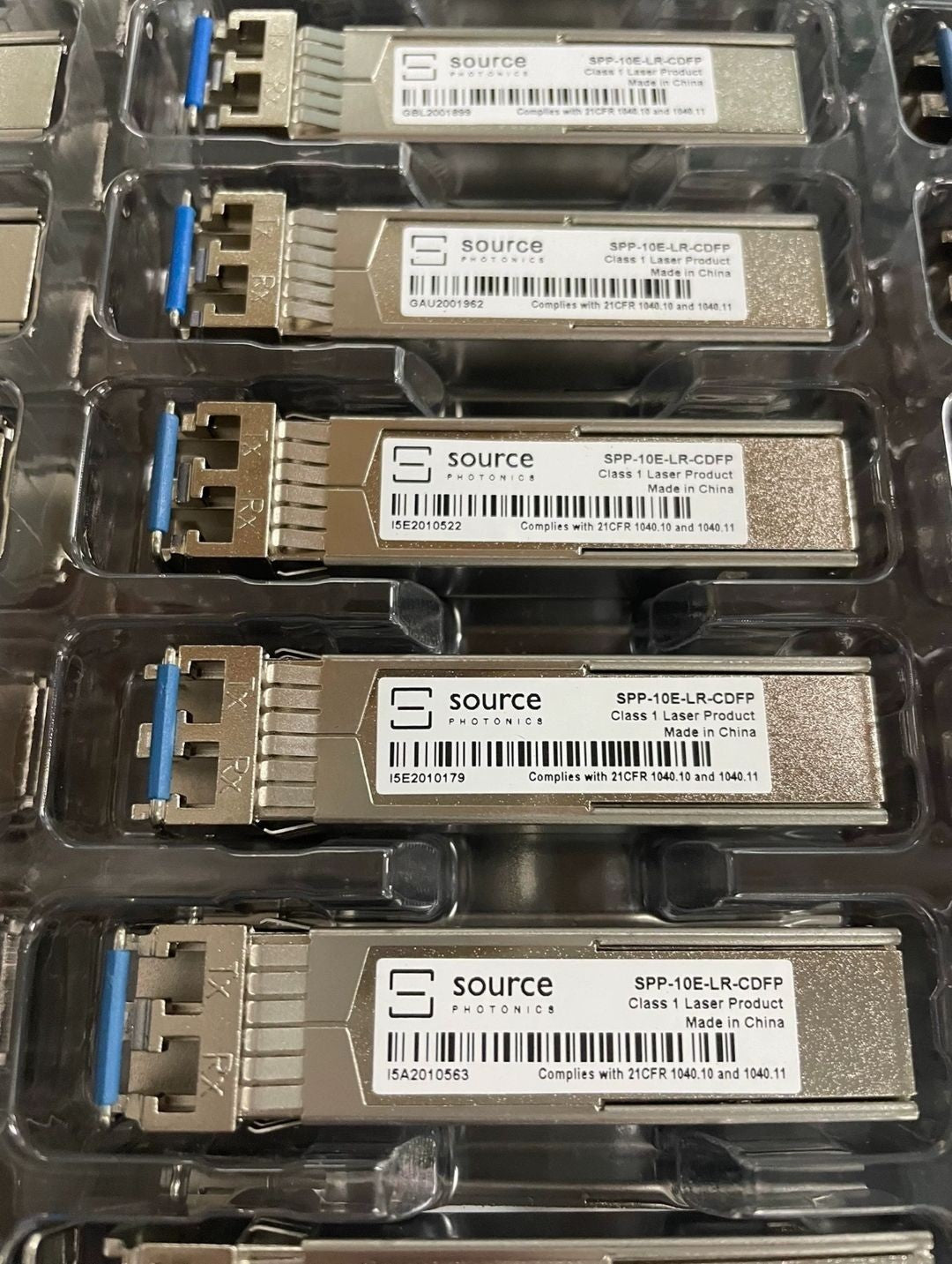 10PCS Source Photonics 10GBASE-LR/LW SFP+ 1310nm 1.4km TX/RX 10G SPP-10E-LR-CDFP