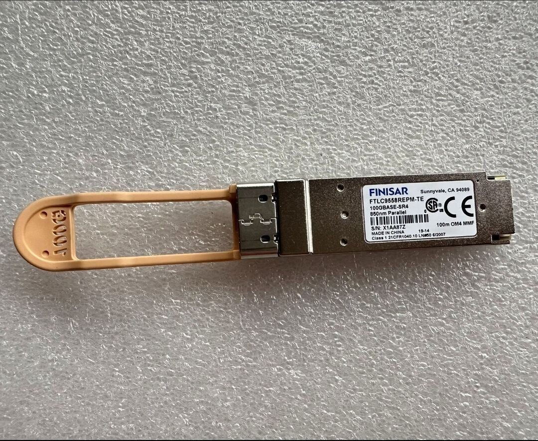 1 unidad Finisar FTLC9558REPM-TE 100m Paralelo MMF 100G QSFP28 Transceptor Óptico