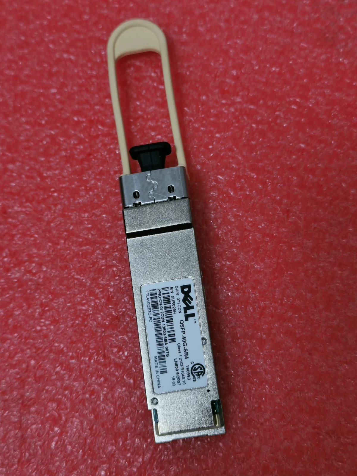 DELL EMC 7TCDN QSFP-40G-SR4 FTL410QE4C-FC QSFP+ 07TCDN TRANSCEIVER MODULE 1PCS
