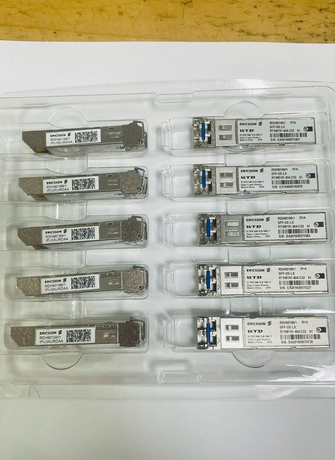 10pcs Ericsson RDH90199/1 1Gbps 1000GBase-LX SFP-GE-LX LC-SFP Fiber Module