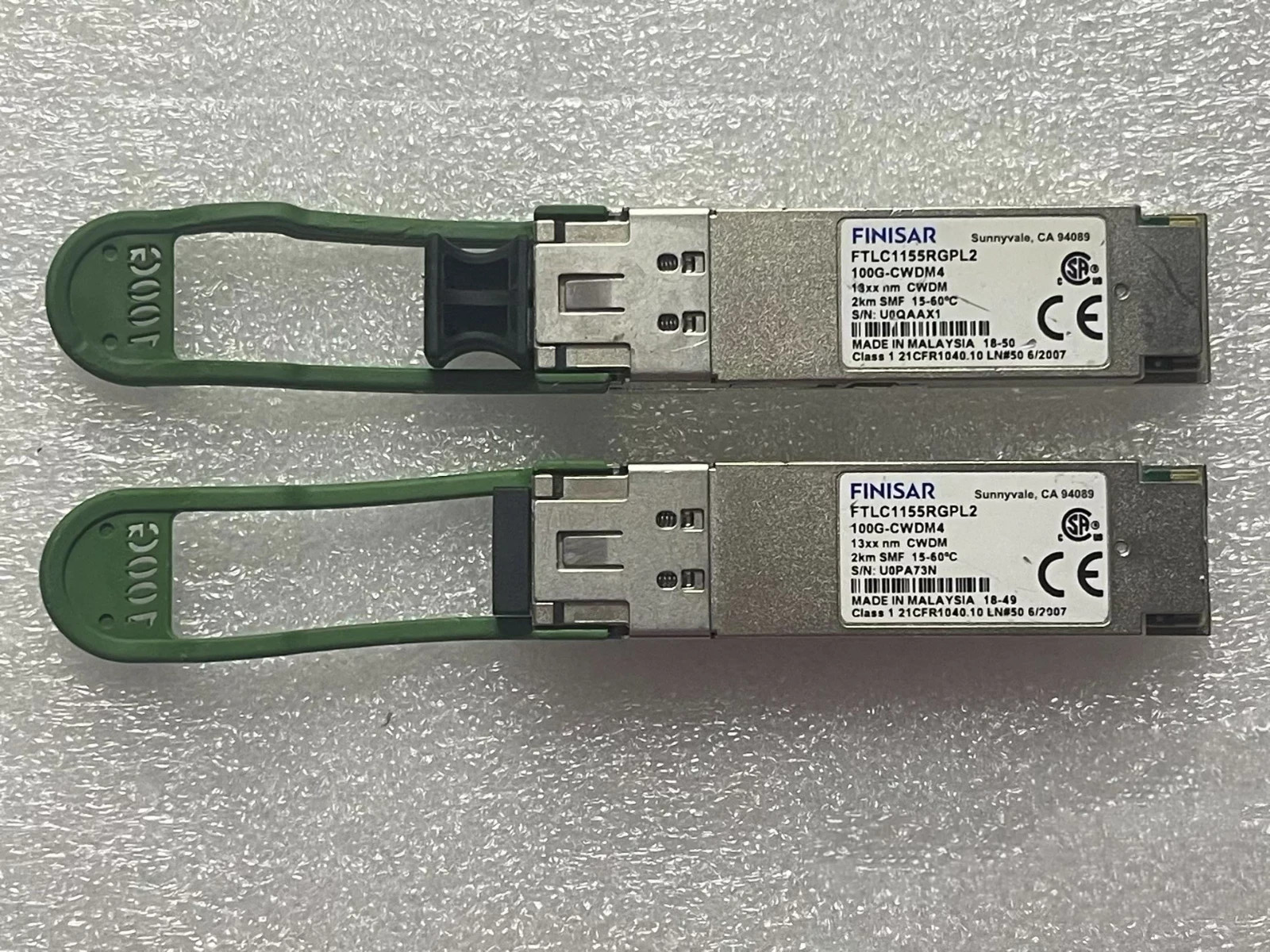 1 unidad transceptor FINISAR FTLC1155RGPL2 100GBASE-CWDM4 2km SMF 1310 nm CWDM