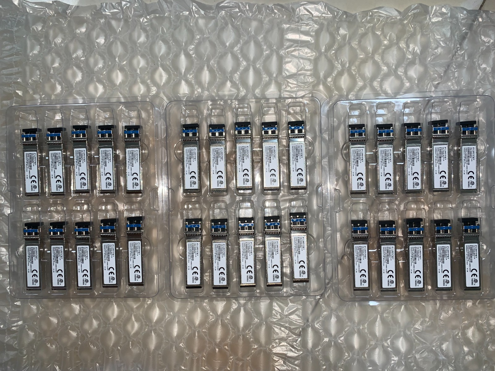 10 UNIDADES Fortinet FN-TRAN-SFP+LR 10Gb 1310nm 10km Óptico de canal de fibra