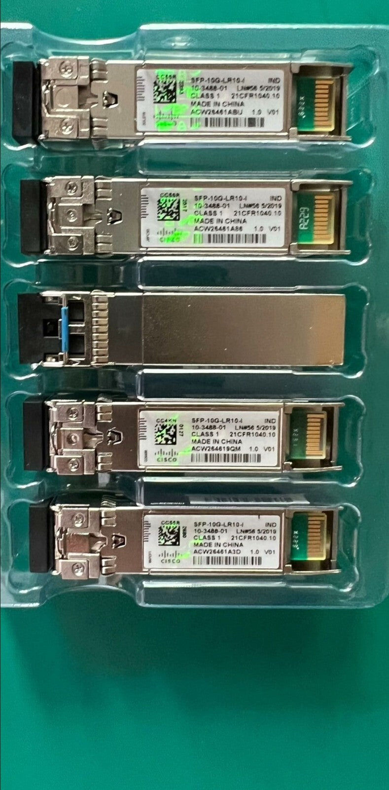 1pcs SFP-10G-LR10-I Cisco 10GBASE-LR, CPRI, SFP Module, Industrial Temp