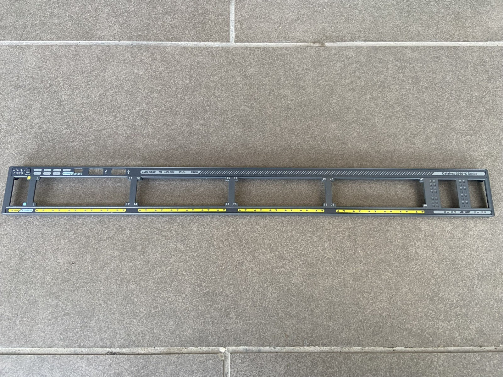Cisco Catalyst WS-C2960X-48FPS-L 1G 740W Faceplate for Replacement