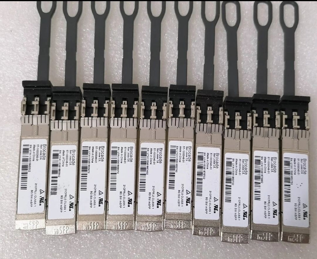 4 piezas Brocade XBR-000160 8Gb mSFP 57-1000046-01 SW 150m DCX FC8-64 105-000-192