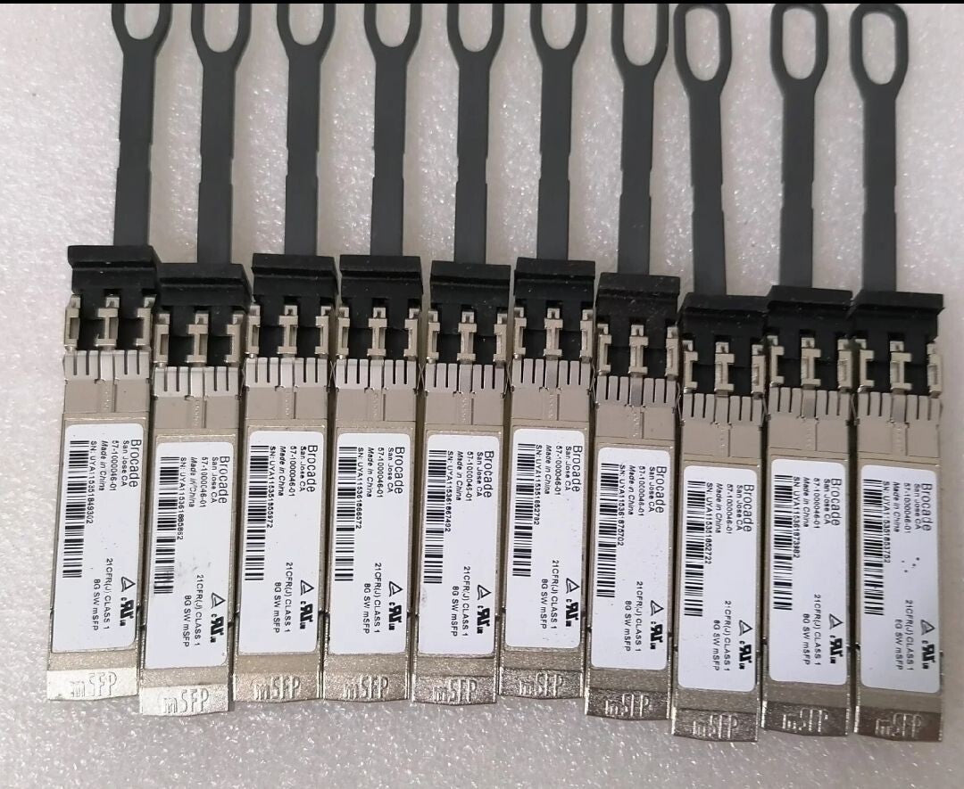 4pcs Brocade XBR-000160 8Gb mSFP 57-1000046-01 SW 150m DCX FC8-64 105-000-192