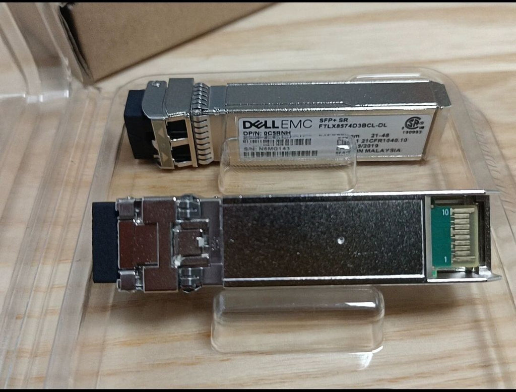 2pcs Dell EMC FTLX8574D3BCL-DL 10GBASE-SR 850nm SFP+ Dell P/N 0C5RNH Transceiver