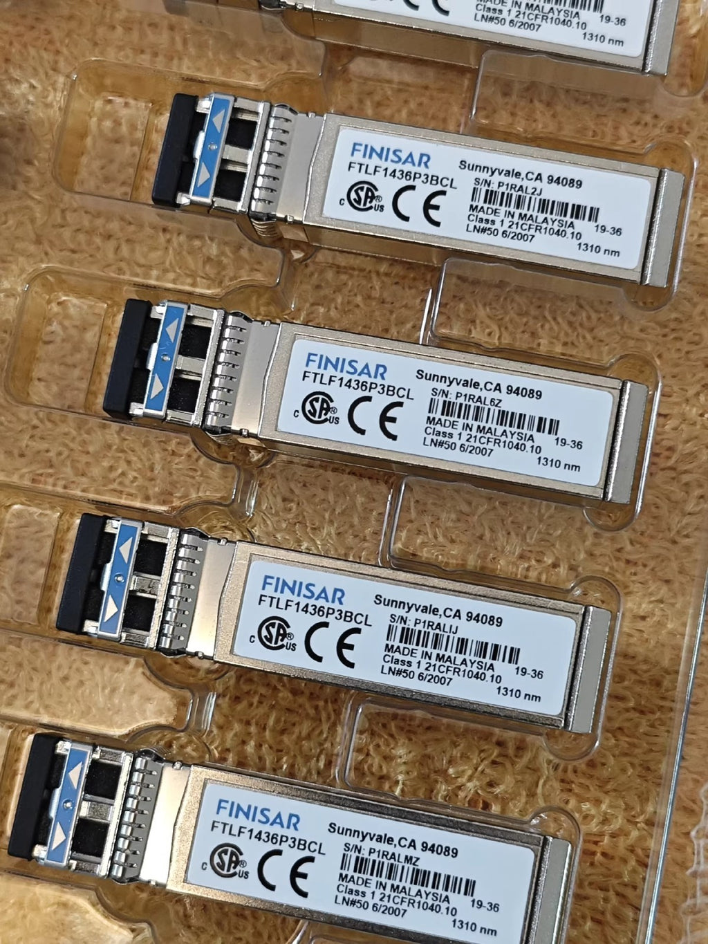 1pcs Finisar FTLF1436P3BCL 25GBASE-LR 25GE SFP-25G-LR SFP28 10km LC SMF Module