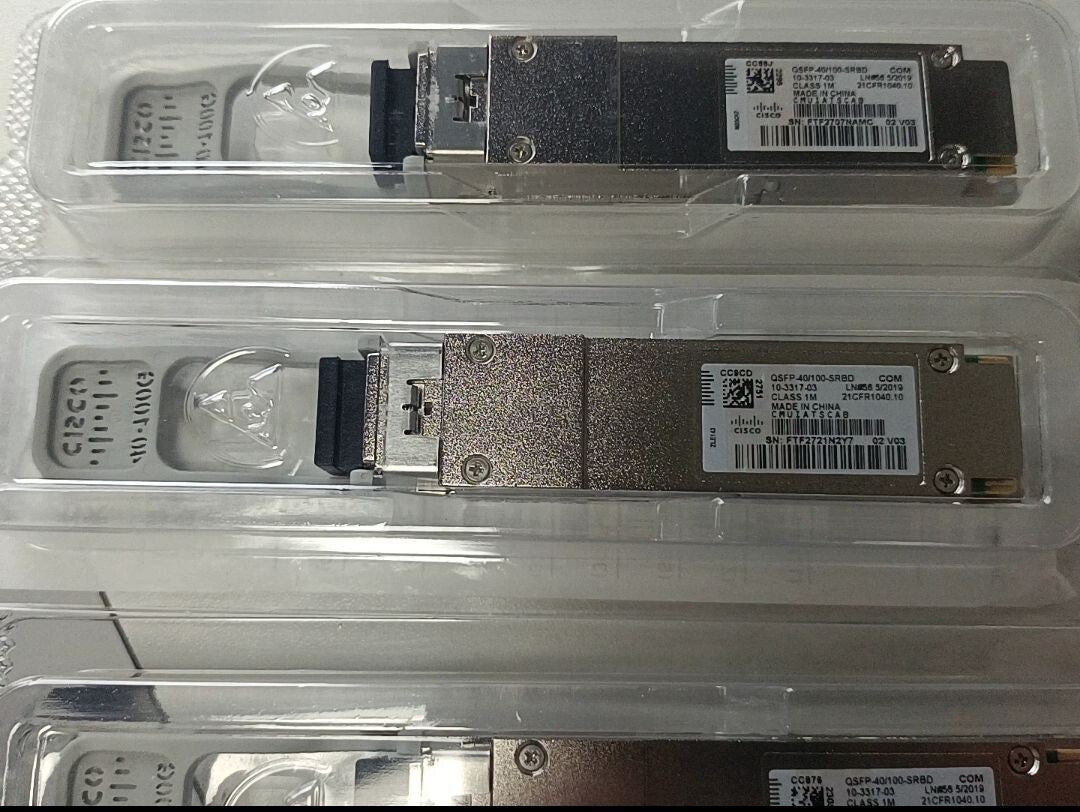 1 unidad de transceptor Cisco 100G y 40G SR-BiDi 10-3317 OM4 MF QSFP-40/100-SRBD