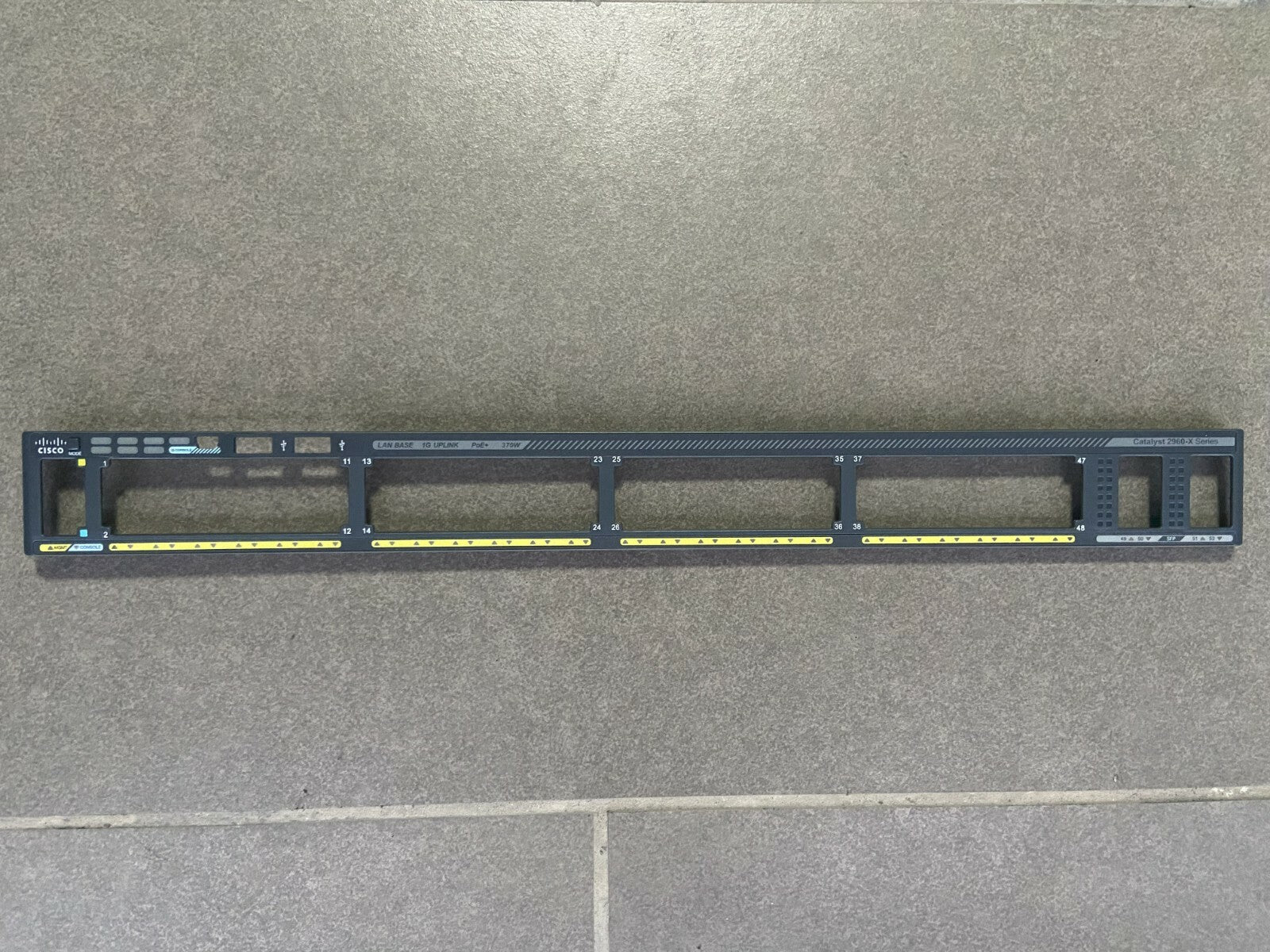 Cisco Catalyst WS-C2960X-48LPS-L 1G 370W Faceplate for Replacement