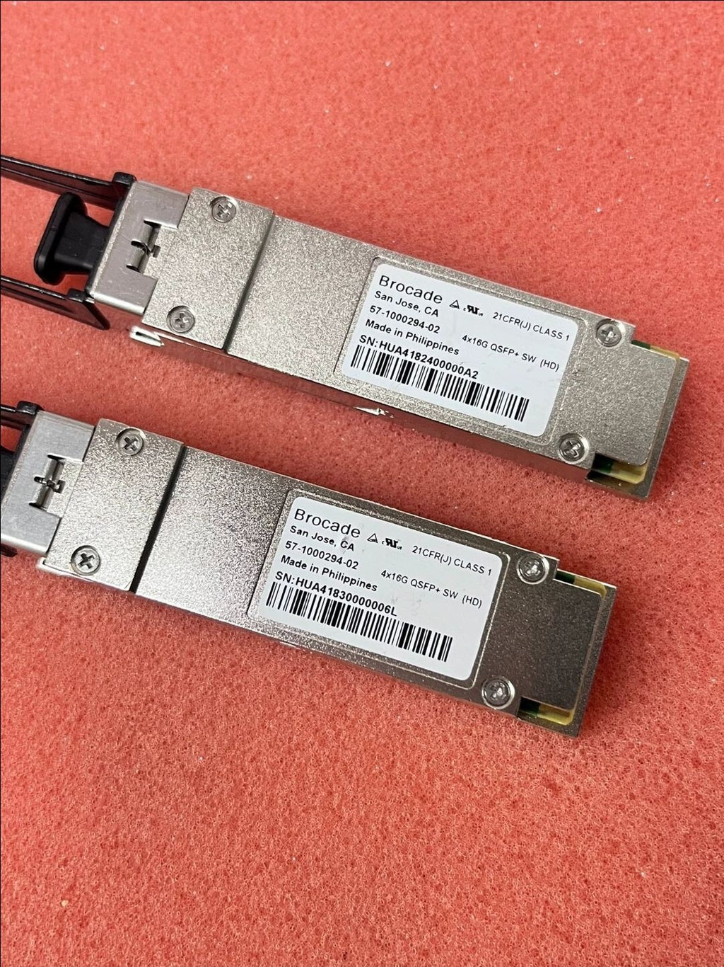 1pcs Brocade 57-1000294-01 XBR-000245 4x16G FC QSFP+ SWL Transceiver Module