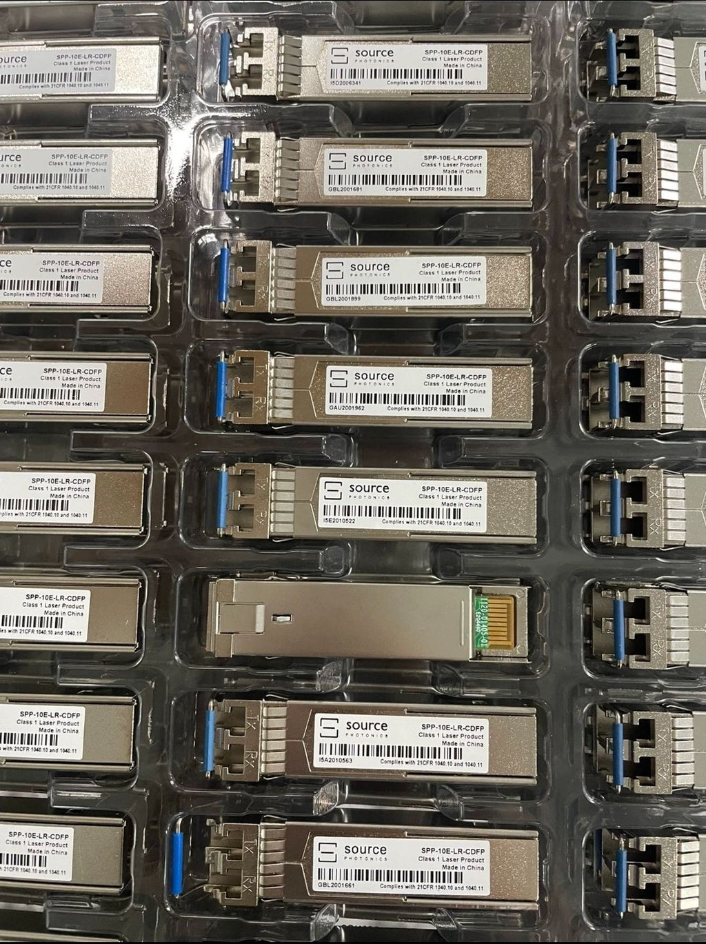 10PCS Source Photonics 10GBASE-LR/LW SFP+ 1310nm 1.4km TX/RX 10G SPP-10E-LR-CDFP