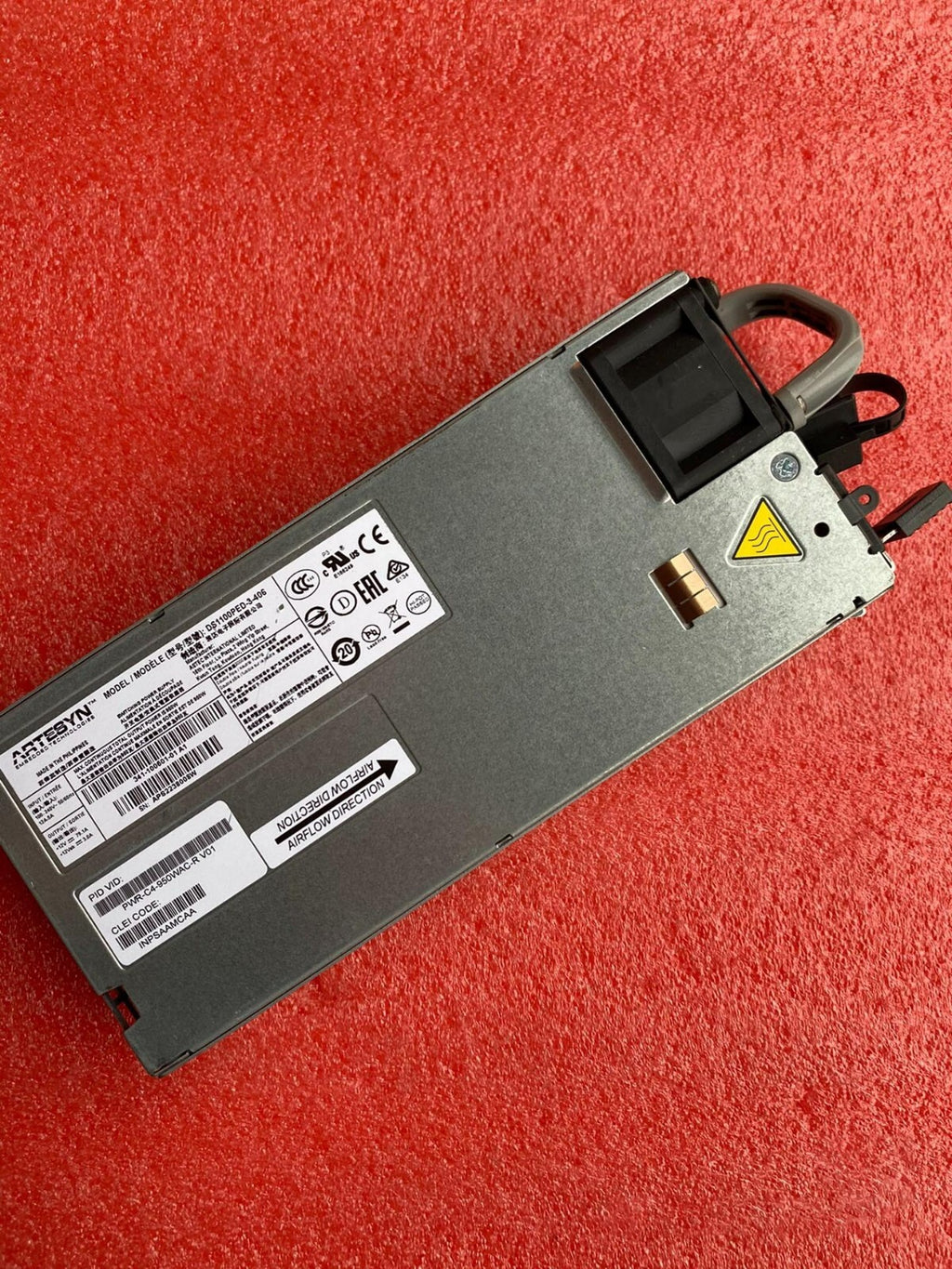 Cisco PWR-C4-950WAC-R DS1100PED-3-406 Fuente de alimentación de CA para switch c9500-24q/40x
