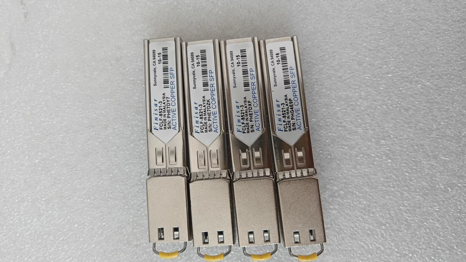Finisar FCLF-8521-3 SFP Module SFP Copper RJ-45 Transceiver QTY 4
