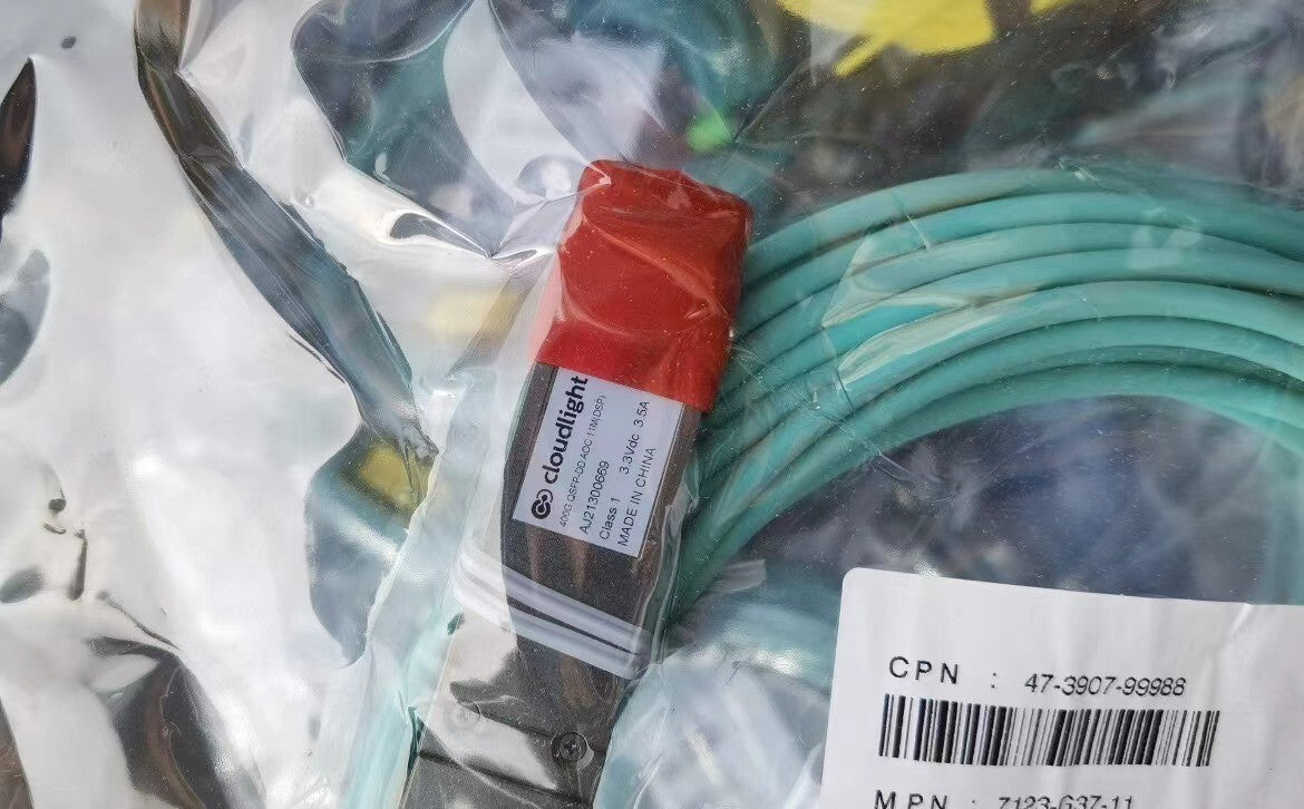 1x Cloudlight QSFP-DD 400G/s AOC 11M Compatible Active Optical Cable | Fedex P1