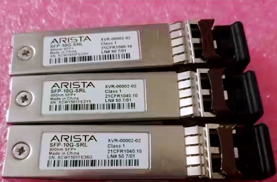 10pcs Arista 10G SFP-10G-SRL XVR-00002-02 10GB 850nm SFP+ Transceiver Module