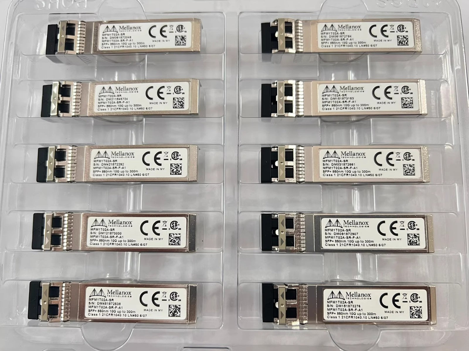 Mellanox MAM1Q00A-QSA 655874-B21 Adapter 40GbE QSFP+ to 10GbE + 10G SFP+ Module