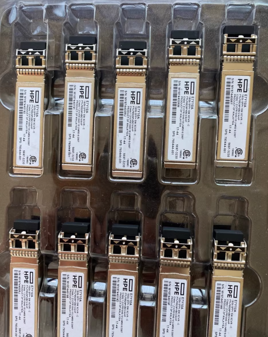 2pcs HPE FTLF8529P3BNVAHP 16Gb XCVR SFP+ Transceiver E7Y10A 793444-001