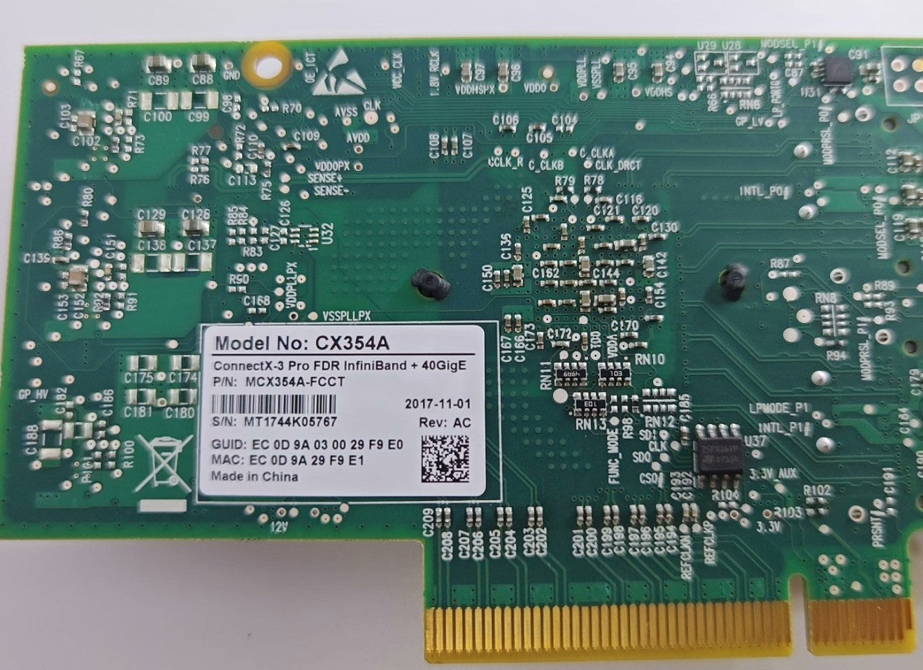 Mellanox ConnectX-3 MCX354A-FCCT CX354A VPI 40/56GbE Dual-Port QSFP-Adapter