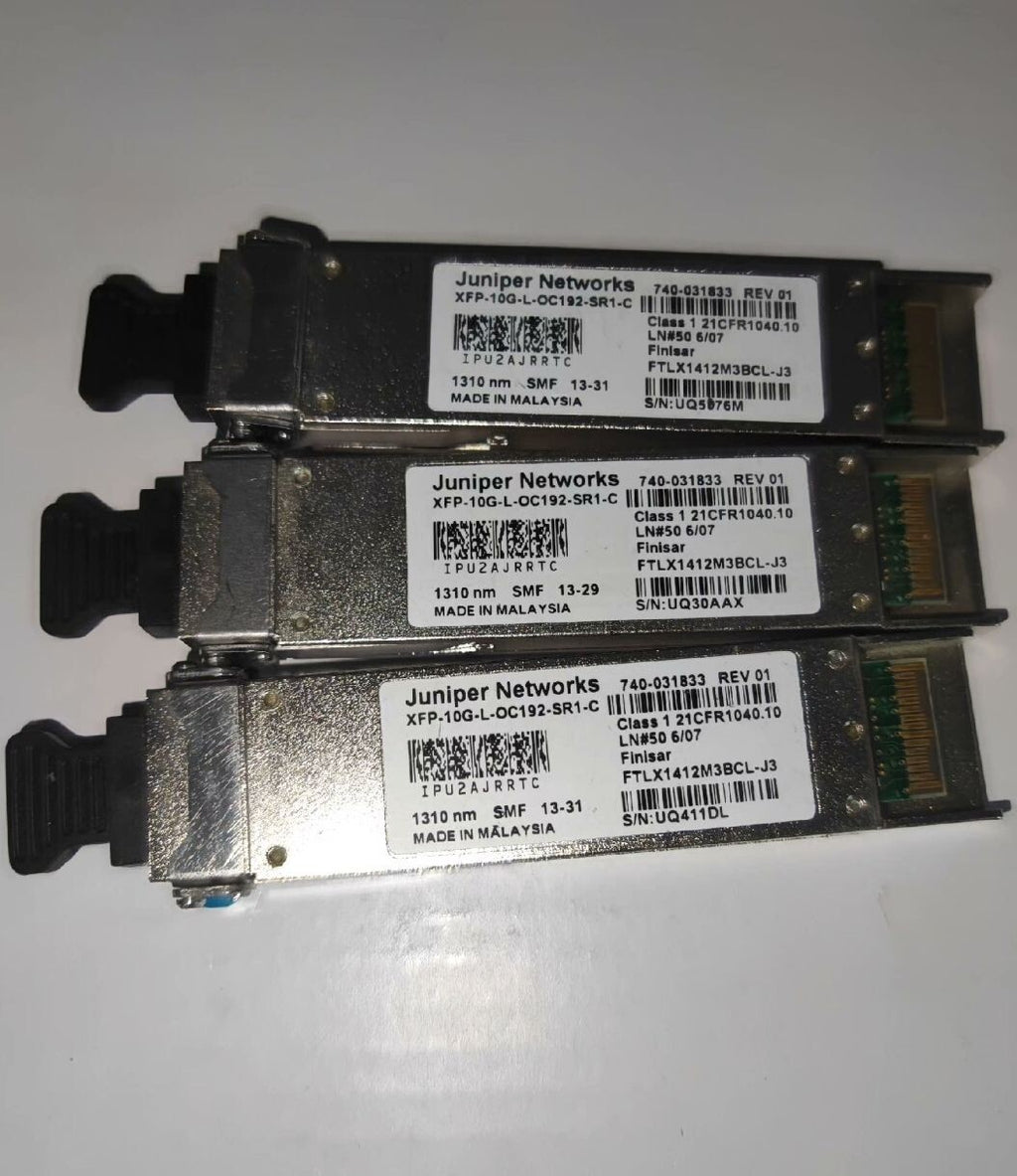 2 St. Juniper Finisar 740-031833 | FTLX1412M3BCL-J3 XFP-10G-L-OC192 Transceiver