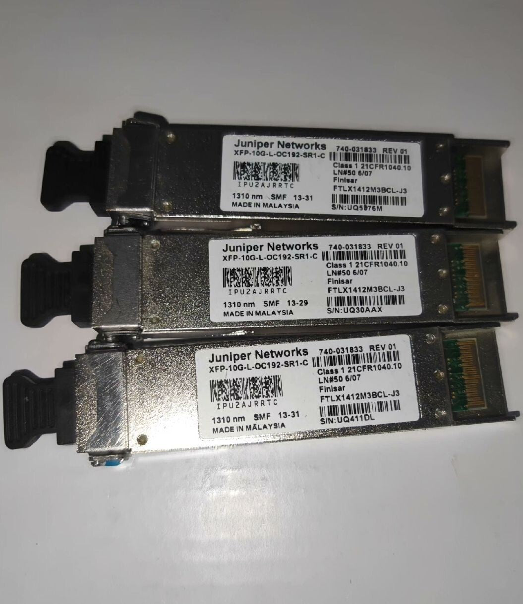 2pcs Juniper Finisar 740-031833 | FTLX1412M3BCL-J3  XFP-10G-L-OC192 Transceiver