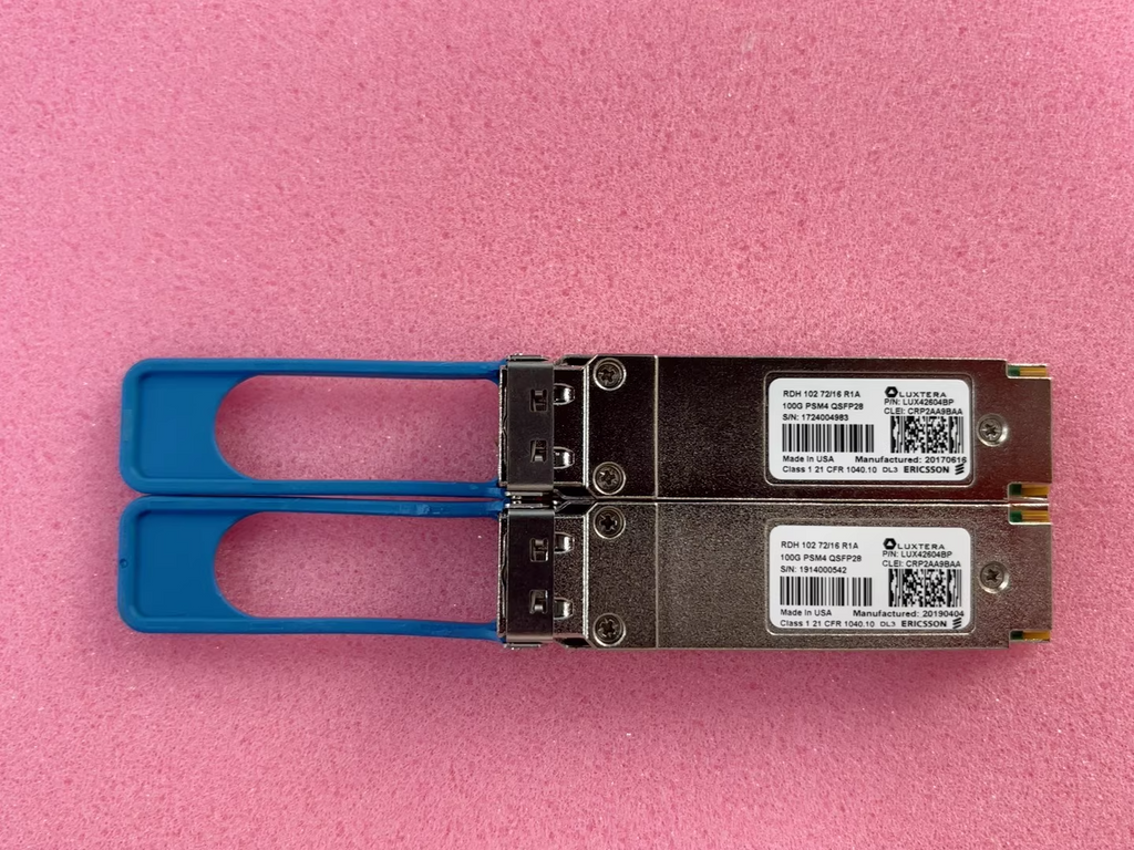 Ericsson RDH 102 72/16 LUX42604BP 100G PSM4 QSFP28 2km MPO CRP2AA9BAA 2PCS