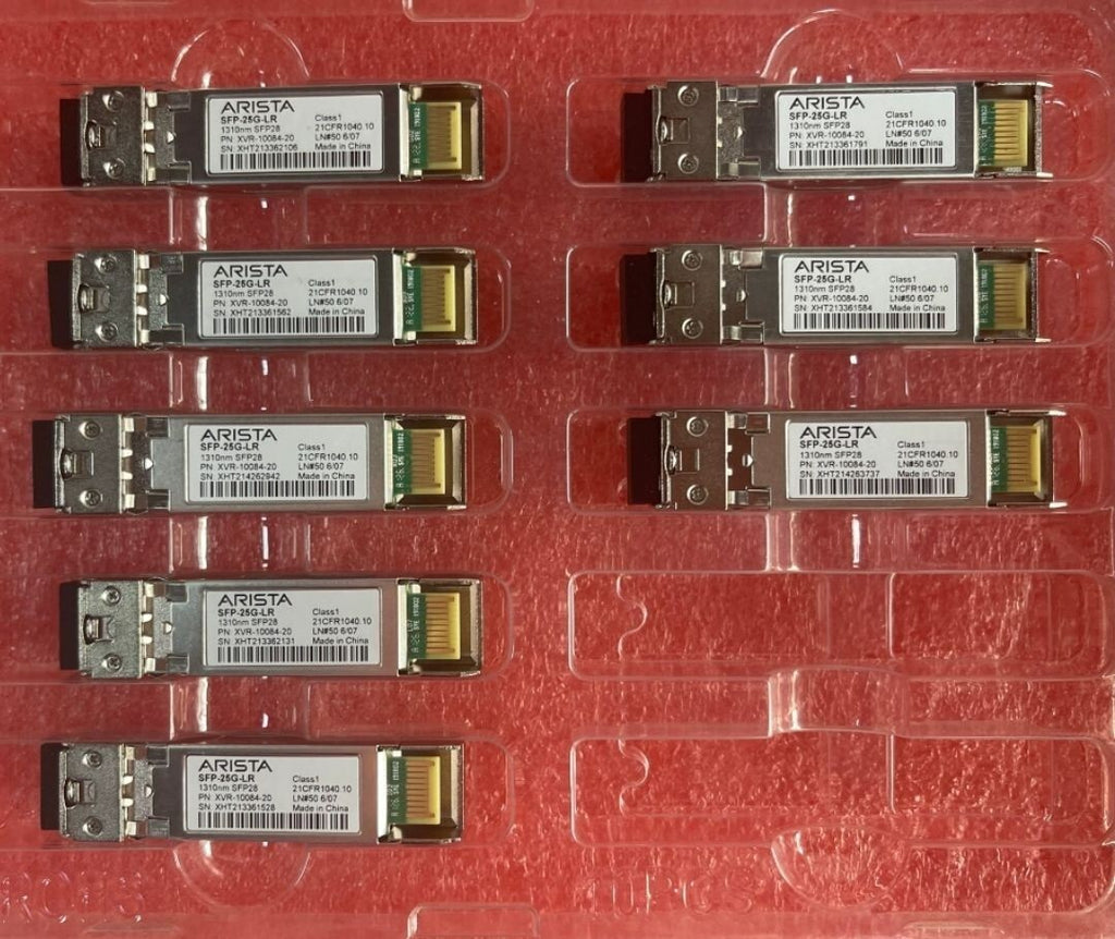 1pcs ARISTA SFP-25G-LR 25GBASE-LR SFP28 XVR-10084-20 Transceiver Module