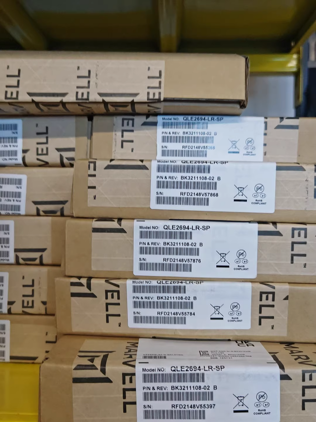 Adaptadores de canal de fibra Marvell QLOGIC QLE2694-LR de cuatro puertos Enhanced Gen (16GFC)
