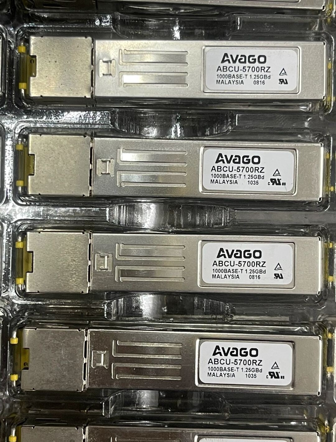 2pcs Avago ABCU-5700RZ 1.25GB 1000Base-T SFP+ RJ-45 Transceivers (ABCU-5710RZ)