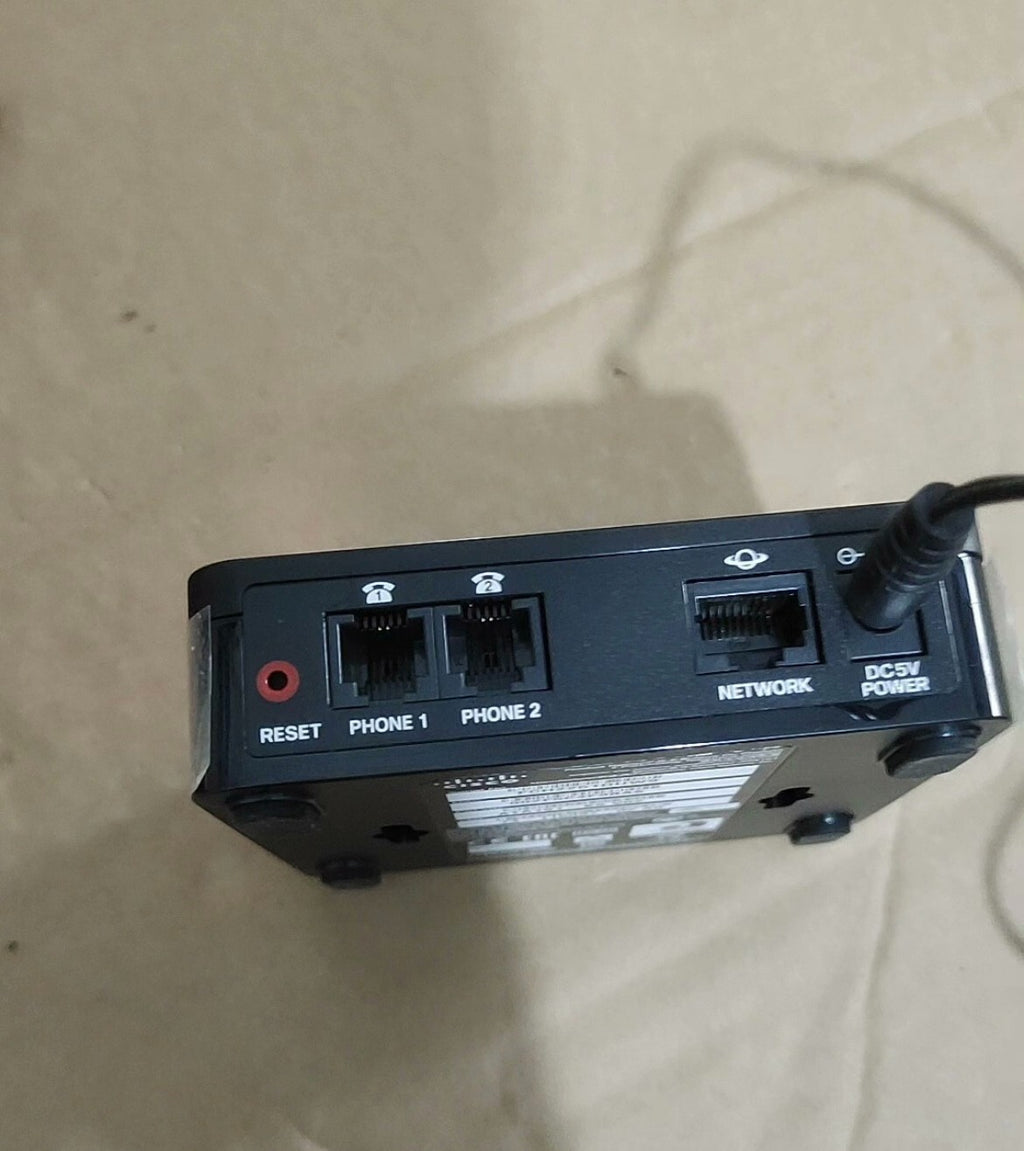 1 pc Used Cisco ATA191-K9 2 port Analog Telephone Adapter VIA Fedex P1