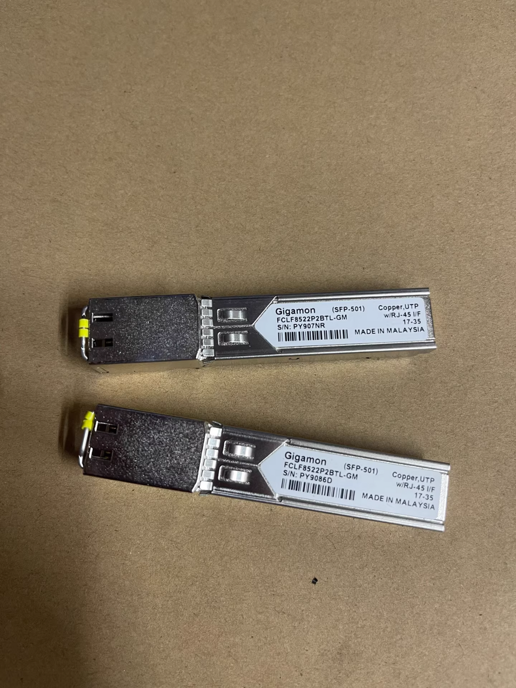 1PCS Gigamon GBIC SFP-501 UTP RJ45 Active Copper 100m SFP FCLF8522P2BTL-GM