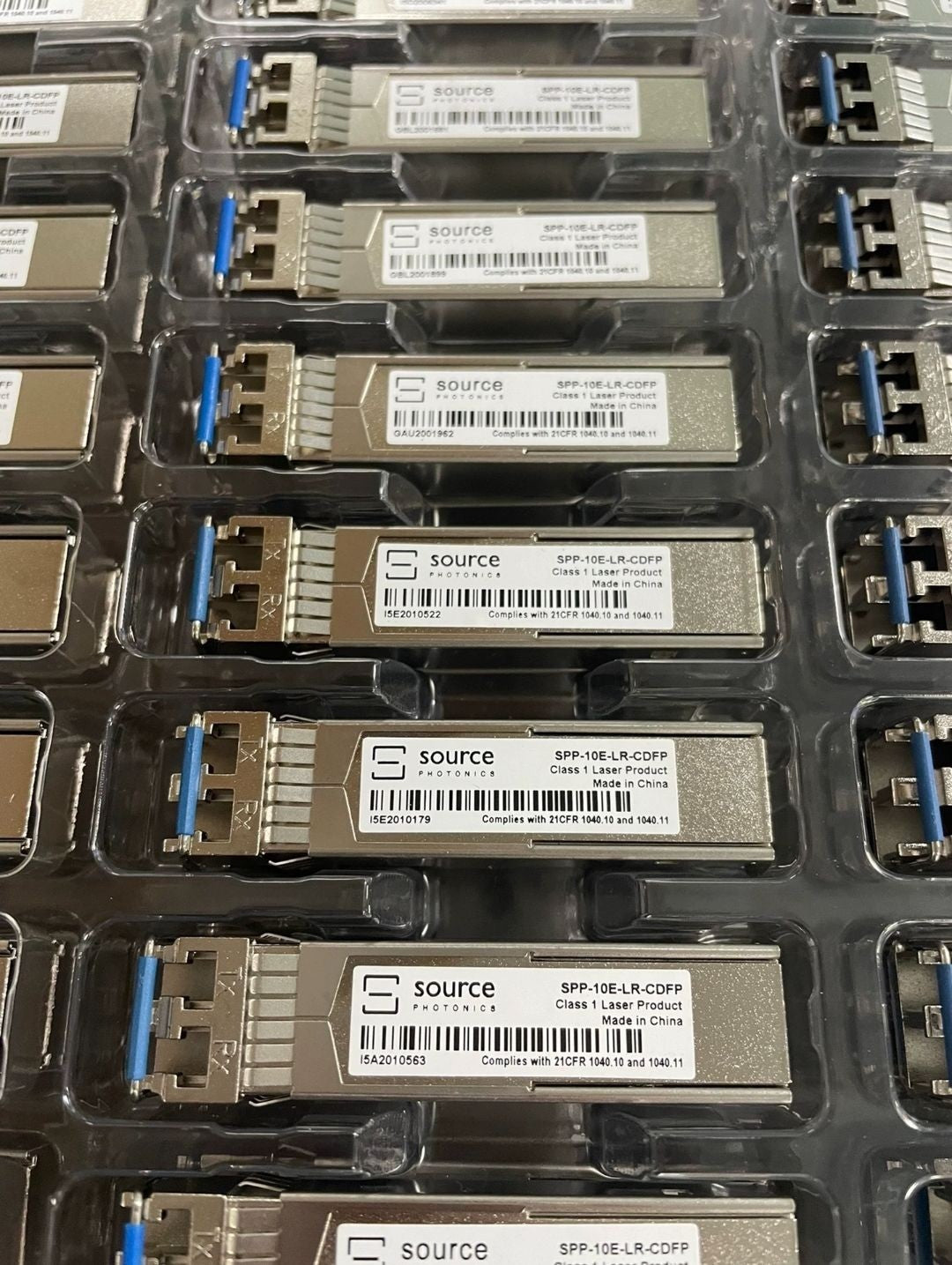 10PCS Source Photonics 10GBASE-LR/LW SFP+ 1310nm 1.4km TX/RX 10G SPP-10E-LR-CDFP