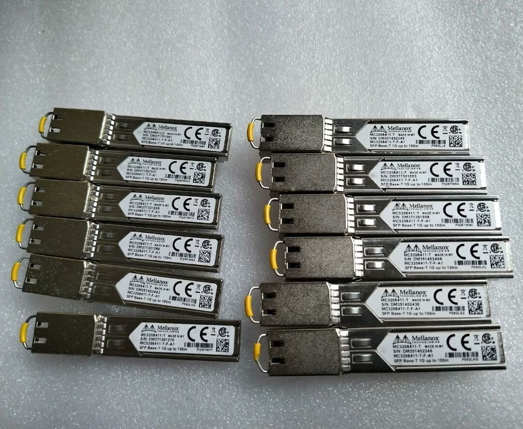 1pcs Nvida Mellanox MC3208411-T 1000GBASE-T SFP-TX 100m copper 1GbE Base-T RJ45