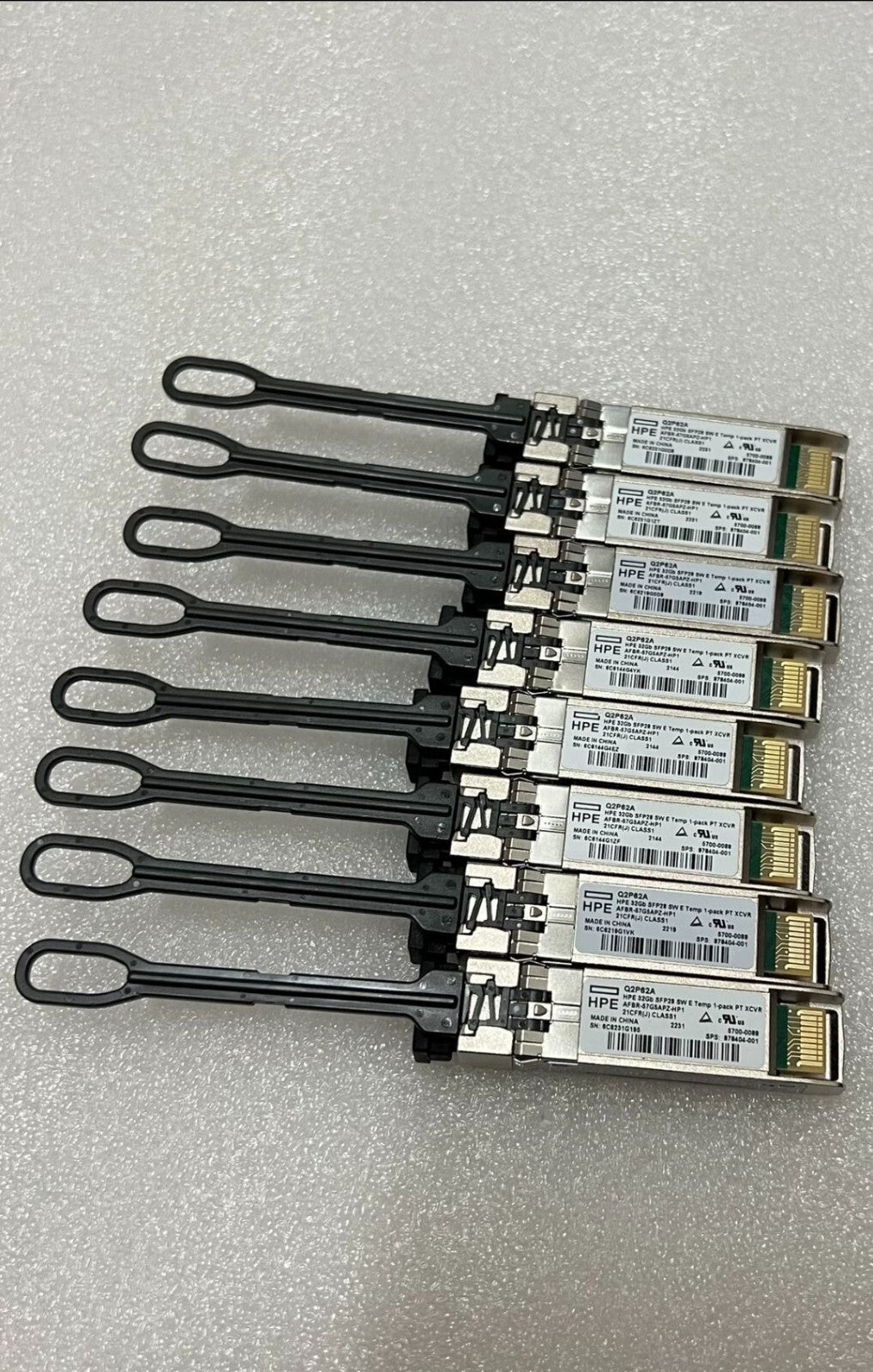 1pcs HPE Q2P62A 32Gb AFBR-57G5APZ-HP1 SFP28 SW E-Temp 850nm PT XCVR Transceiver