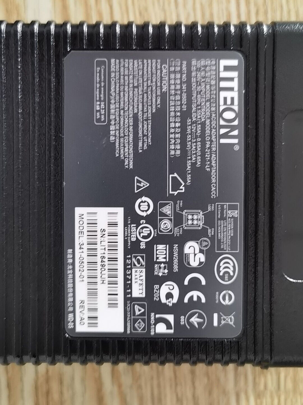 Adaptador de corriente alterna Liteon Delta 150W 12V 3.5A PA-2121-1-LF 341-0502-01 de 4 pines