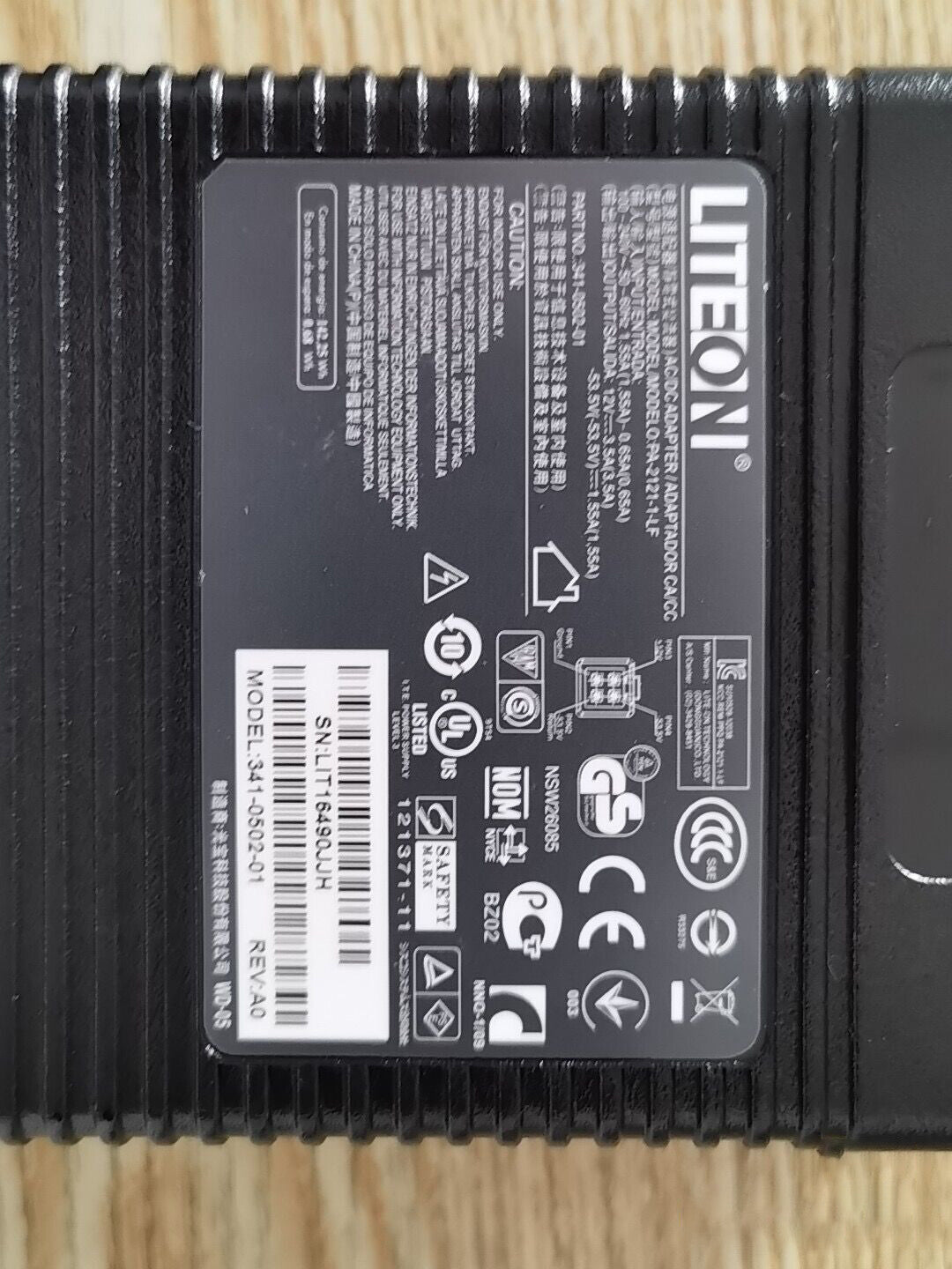 Adaptador de corriente alterna Liteon Delta 150W 12V 3.5A PA-2121-1-LF 341-0502-01 de 4 pines