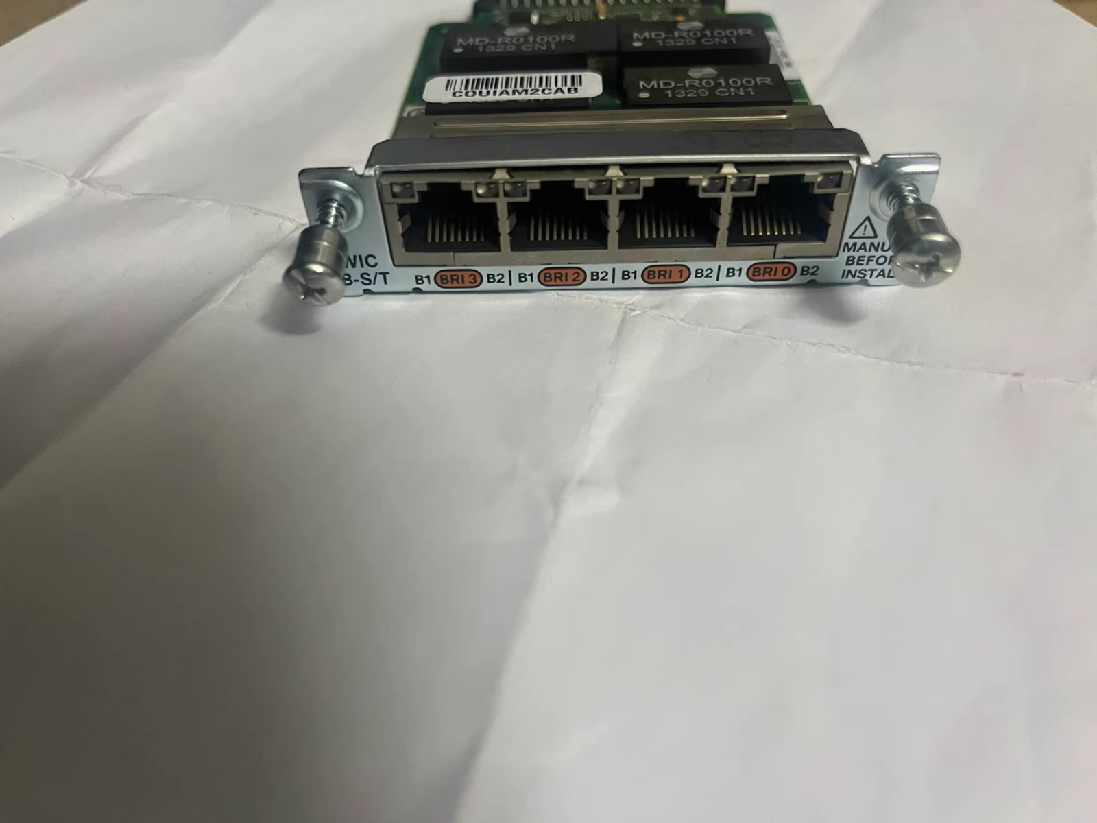 1 St. OEM Cisco HWIC-4B-S/T 4-Port ISDN BRI High-Speed WAN