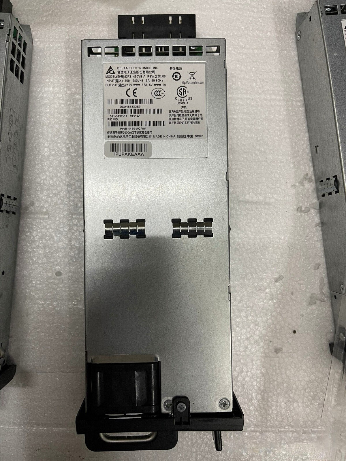 Fuente de alimentación Cisco PWR-4450-AC original 341-0492-04 para ISR 4450 Buen estado