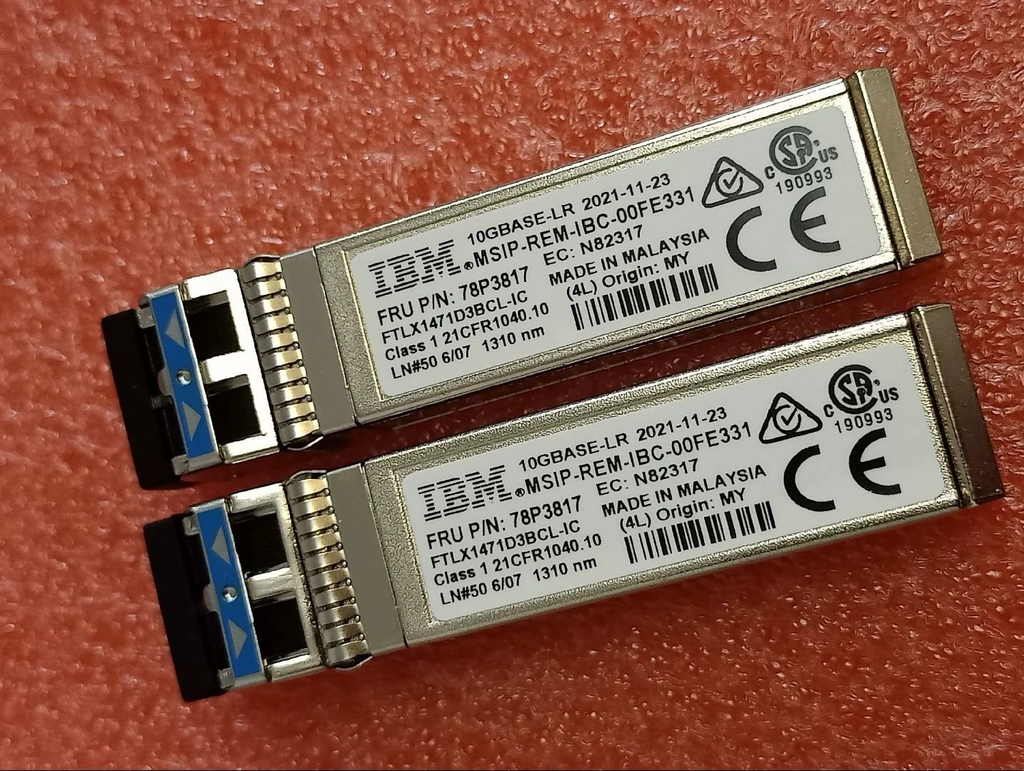1pcs IBM 78P3817 10GBASE-LR SFP+LR 1310nm 10km FTLX1471D3BCL-IC Transceiver