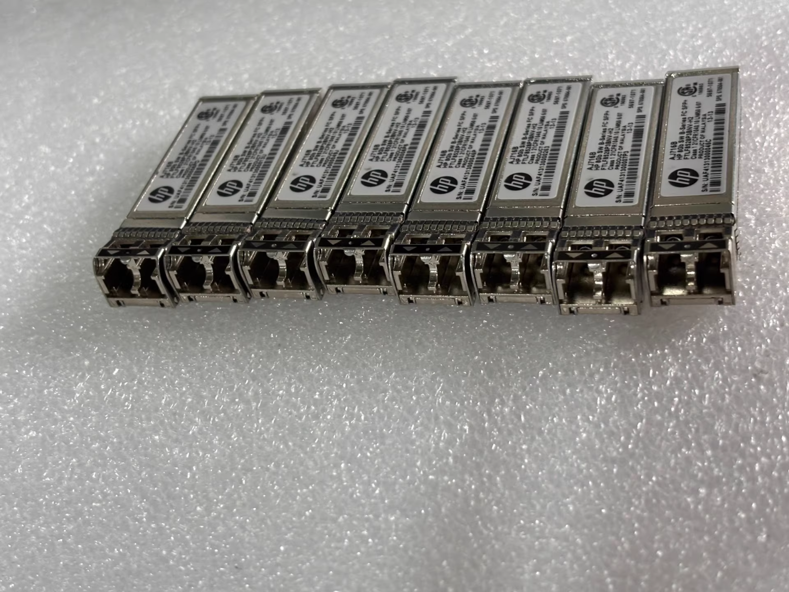 10PCS HP AJ716B AJ716B-63001 Transceptor SFP+ FC de la serie B SW de 8 Gb