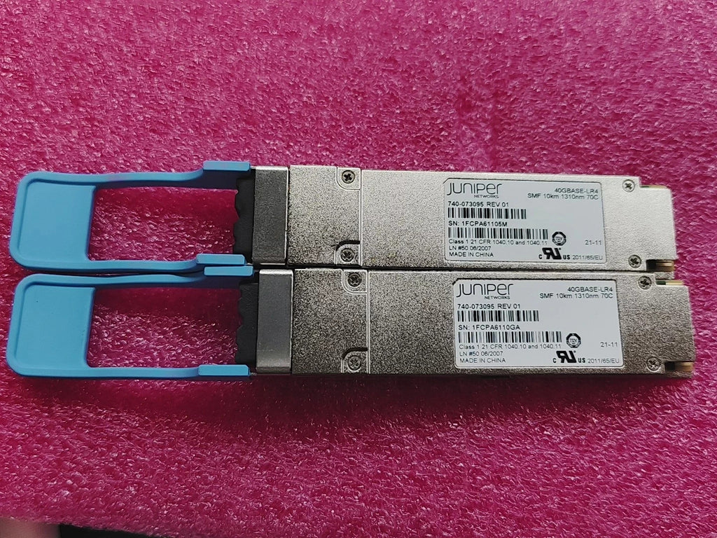 2PCS Juniper 740-073095 JNP-QSFP-40G-LR4 QSFP+ 40GBase-LR4 for up to 10km module