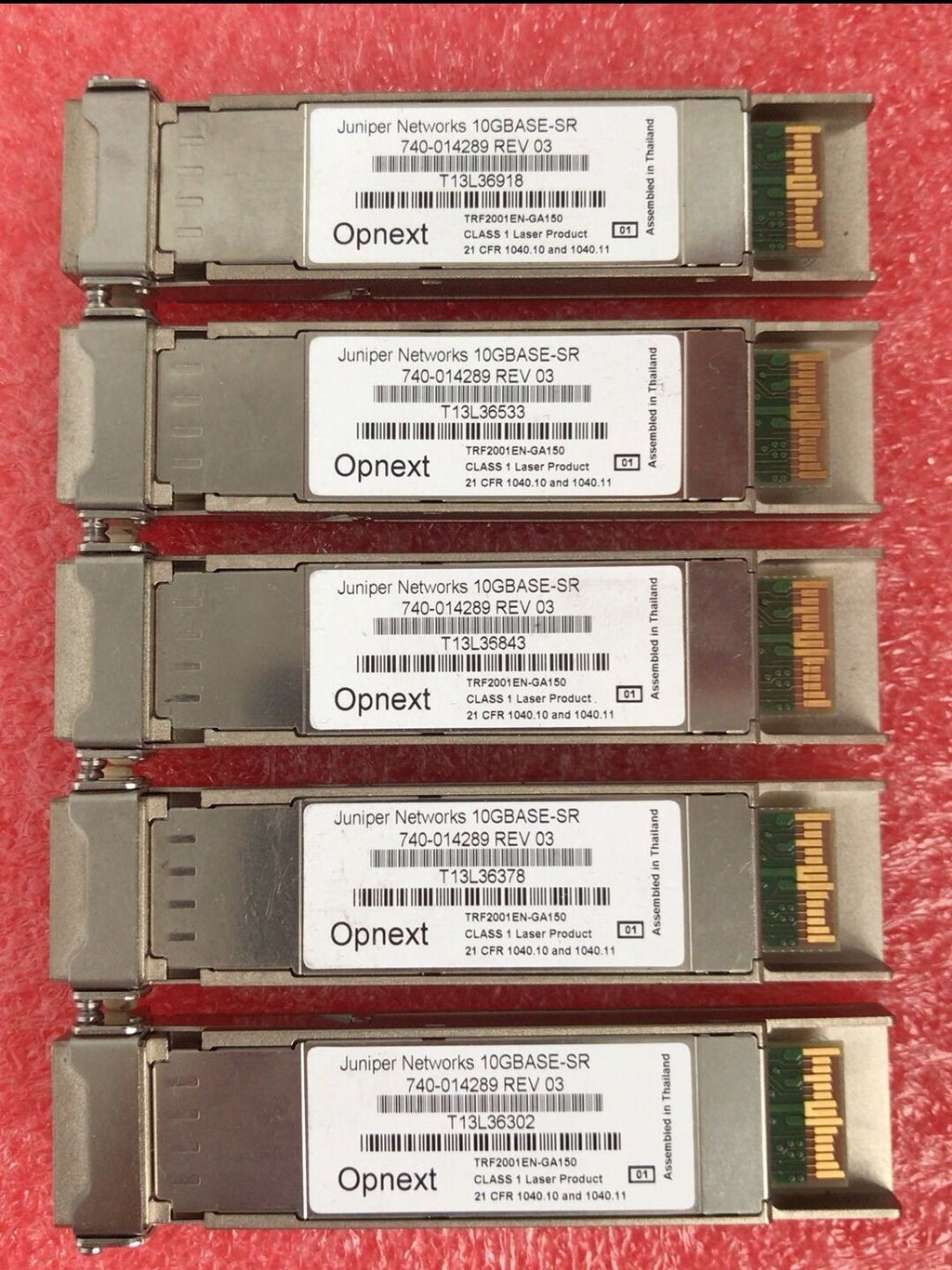 1pcs Juniper XFP-10GE-S 740-014289 10GBASE/SR XFP Transceiver Module