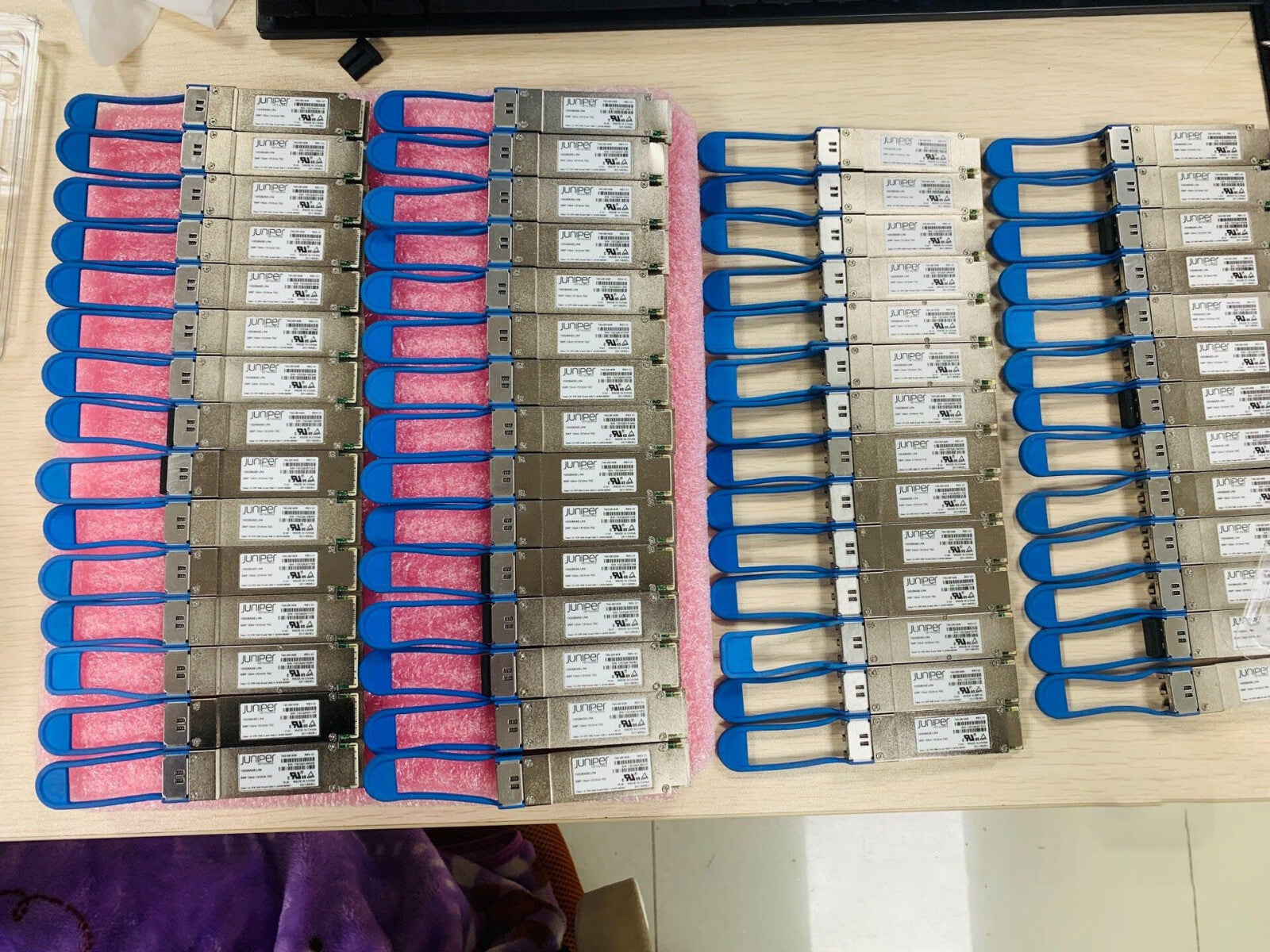 1pcs Juniper QSFP-100GBASE-LR4 SMF 10km 1310nm 70c Transceiver Module Tested