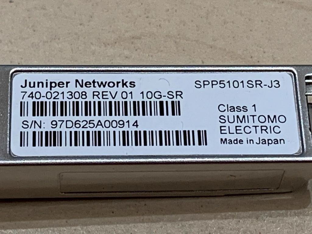 Lot of 10 Juniper EX-SFP-10GE-SR SFPP-10GE-SR 740-021308 SFP-10G-SR 850nm